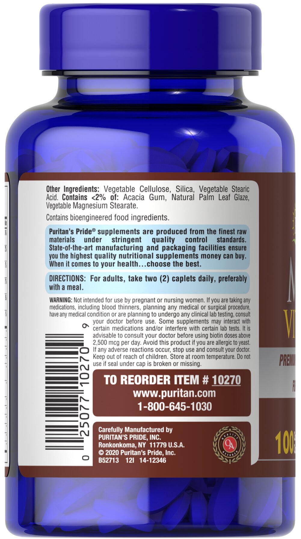 Multivitamínico Puritan’s Pride