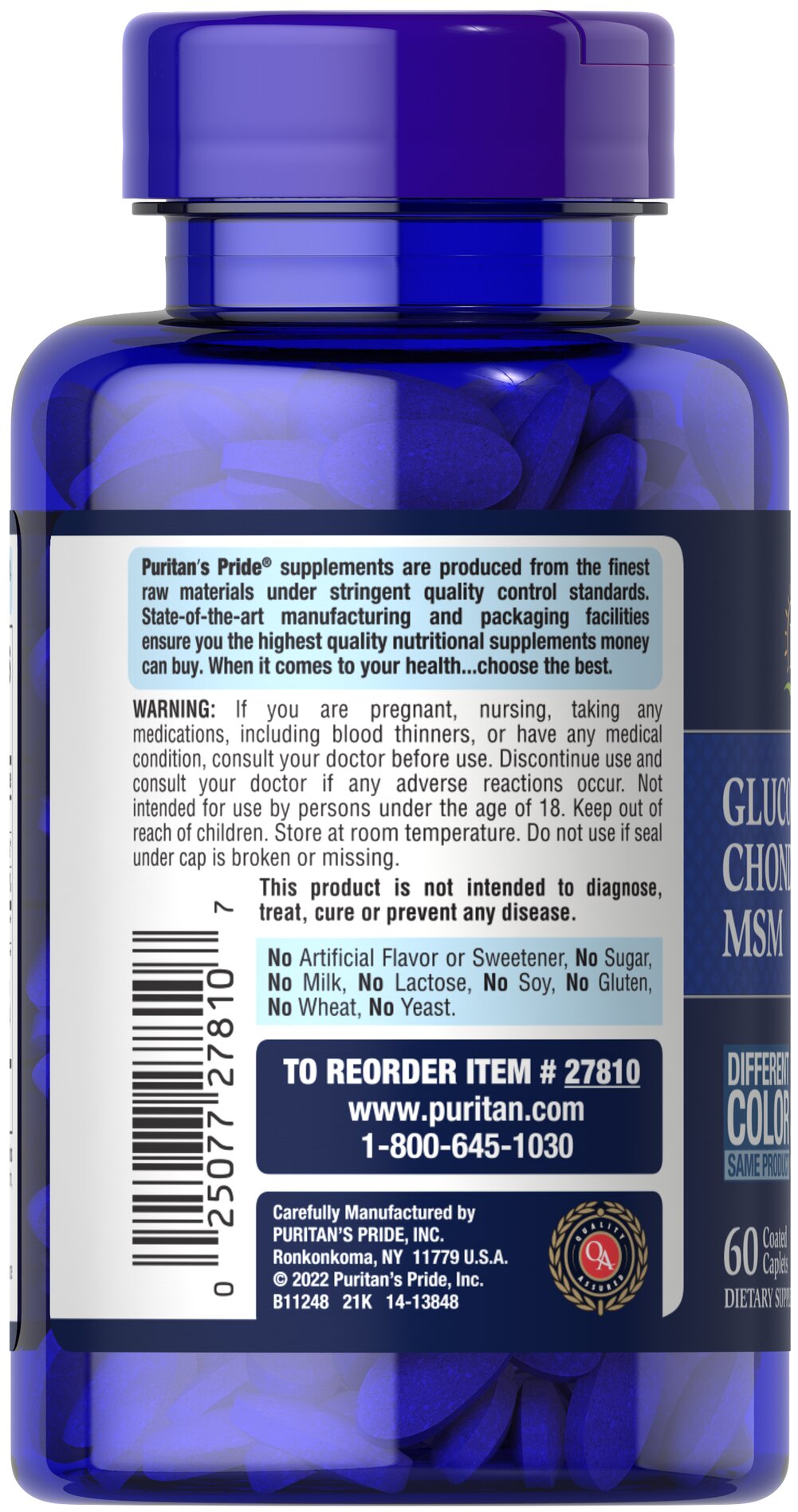 Glucosamine, Chondroitin & MSM Puritan's Pride