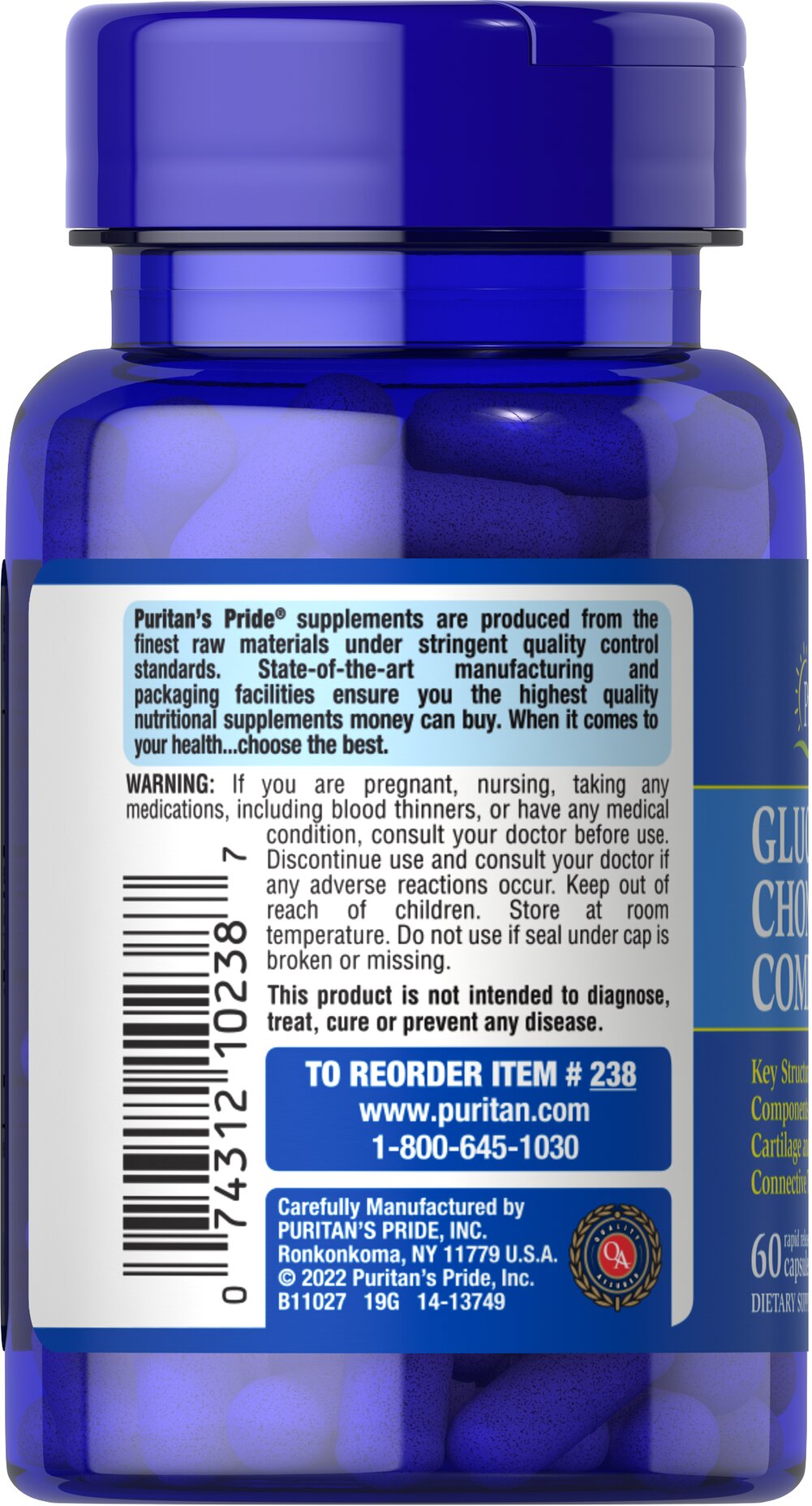 Glucosamina-Condroitina Complex Puritan's Pride