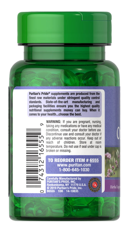OIL OF OREGANO Puritan’s Pride