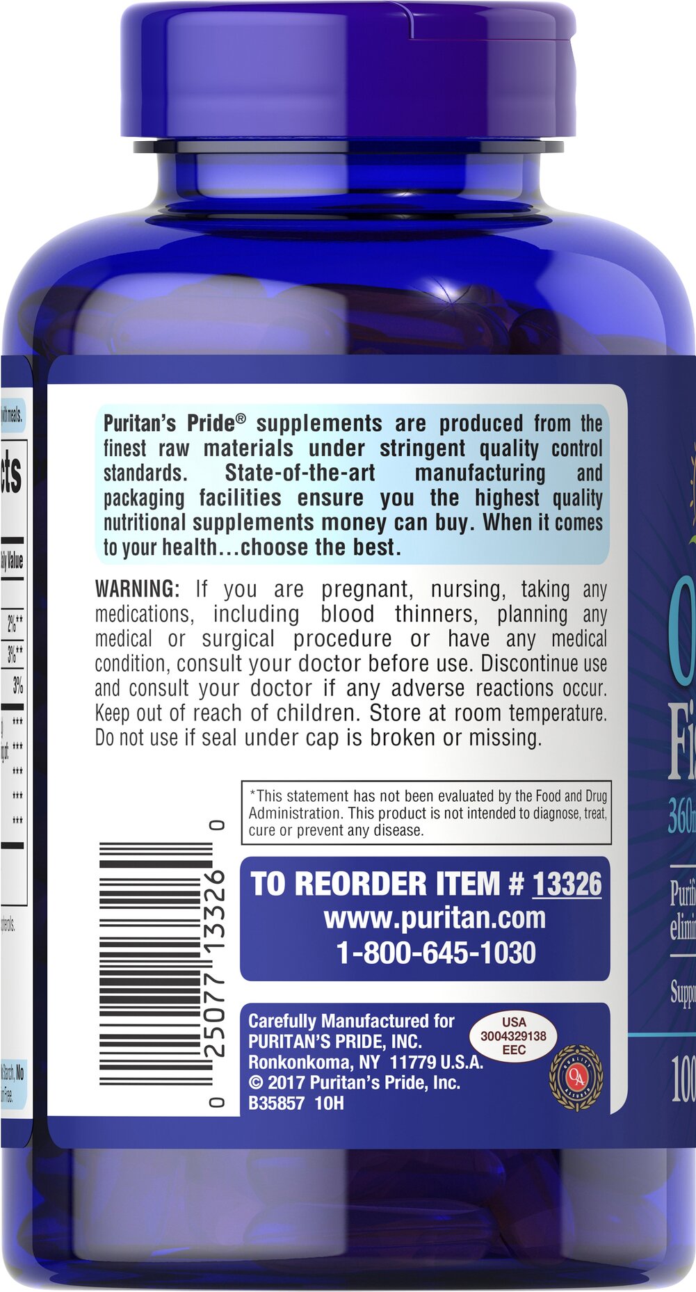 Omega 3 Puritan's Pride