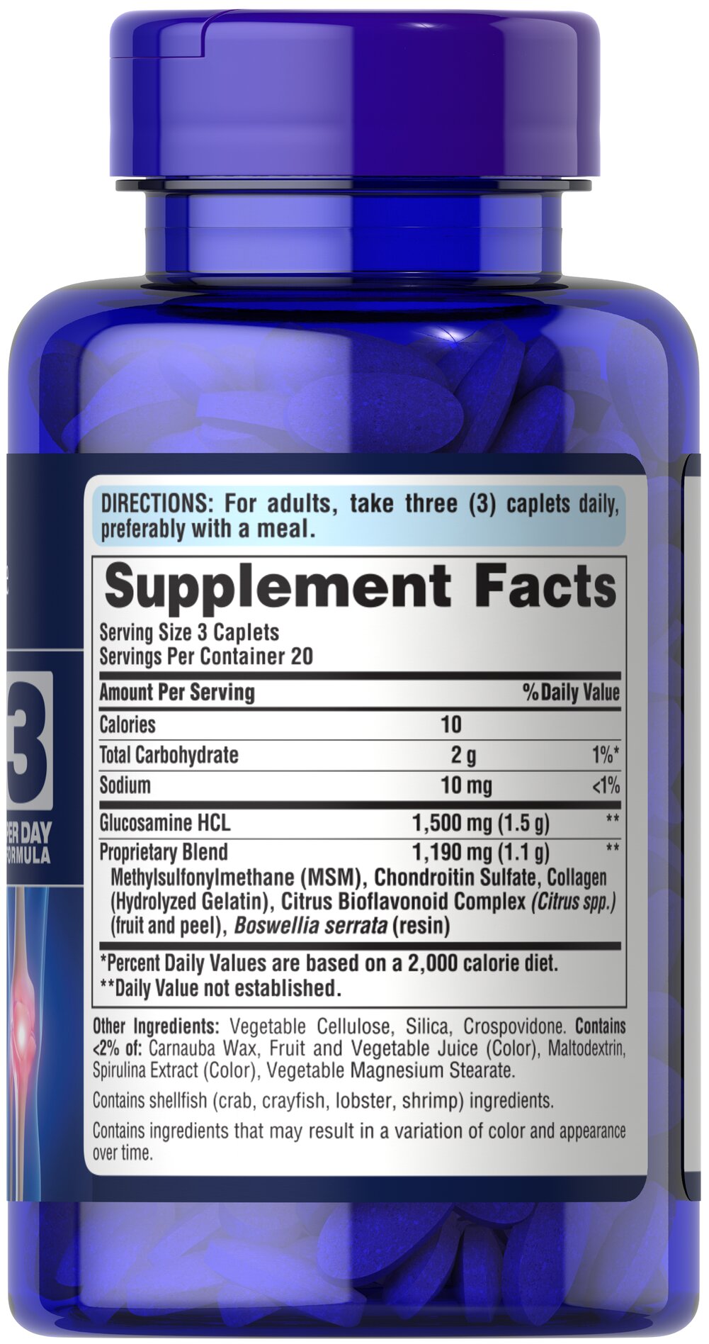 Glucosamine, Chondroitin & MSM Puritan's Pride