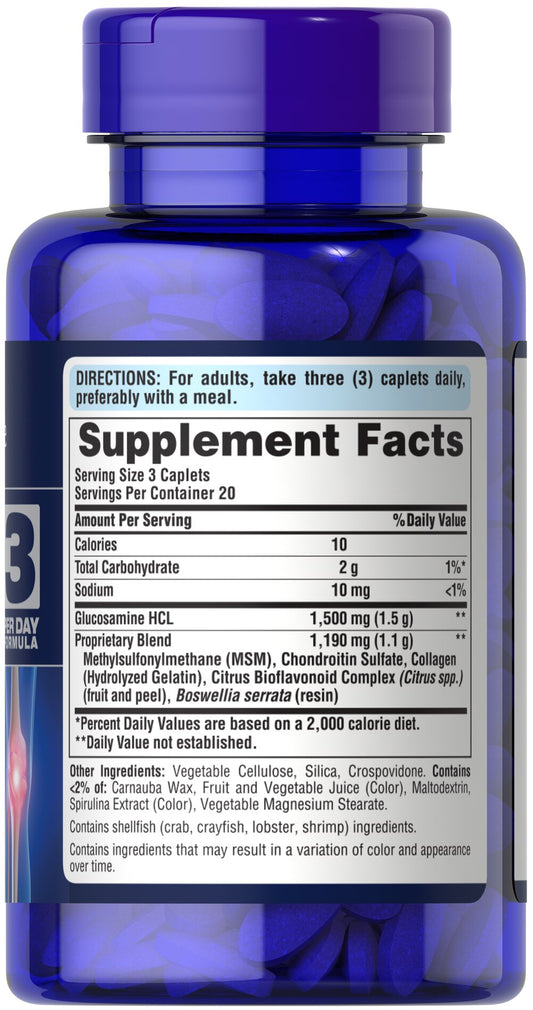 Glucosamine, Chondroitin & MSM Puritan's Pride
