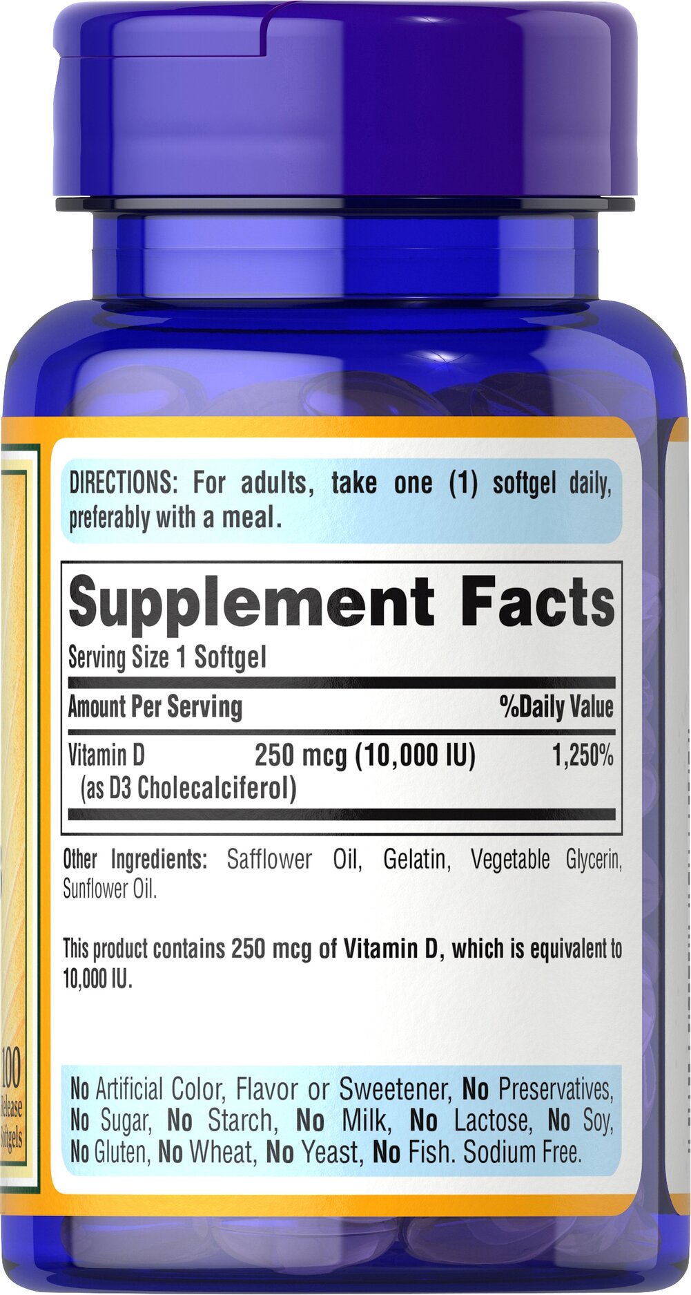Vitamina D3 Puritan’s Pride