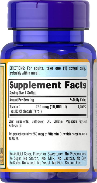 Vitamina D3 Puritan’s Pride